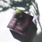 Close-up of HECH Cherry Blossom Marine Collagen luxury supplement packaging