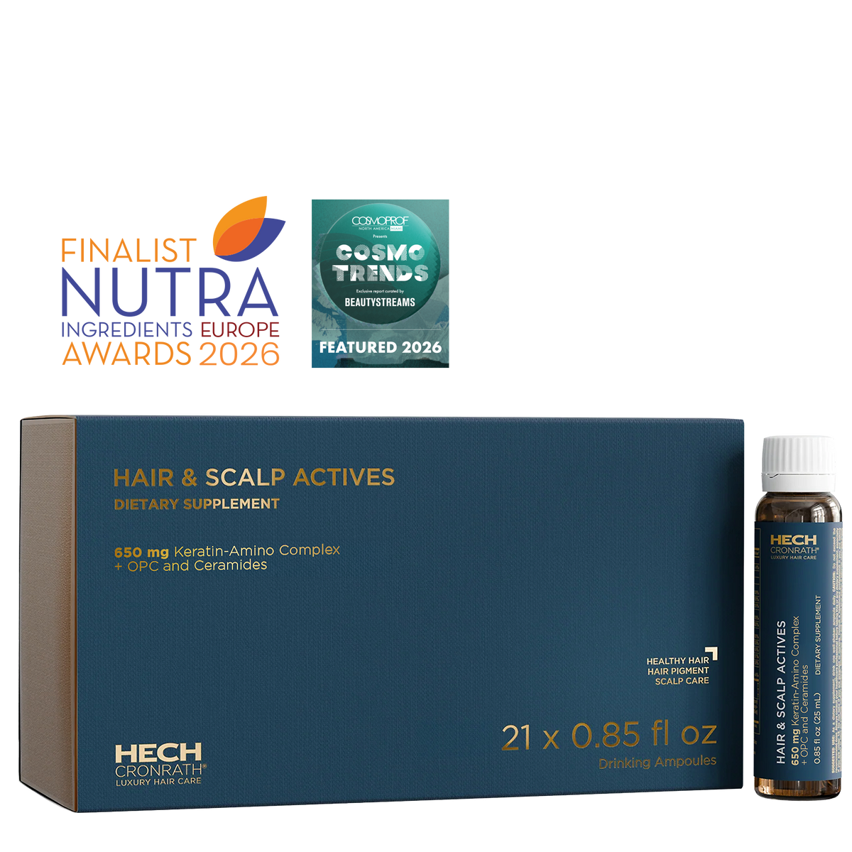 HECH® HAIR & SCALP ACTIVES 21 Ampollas
