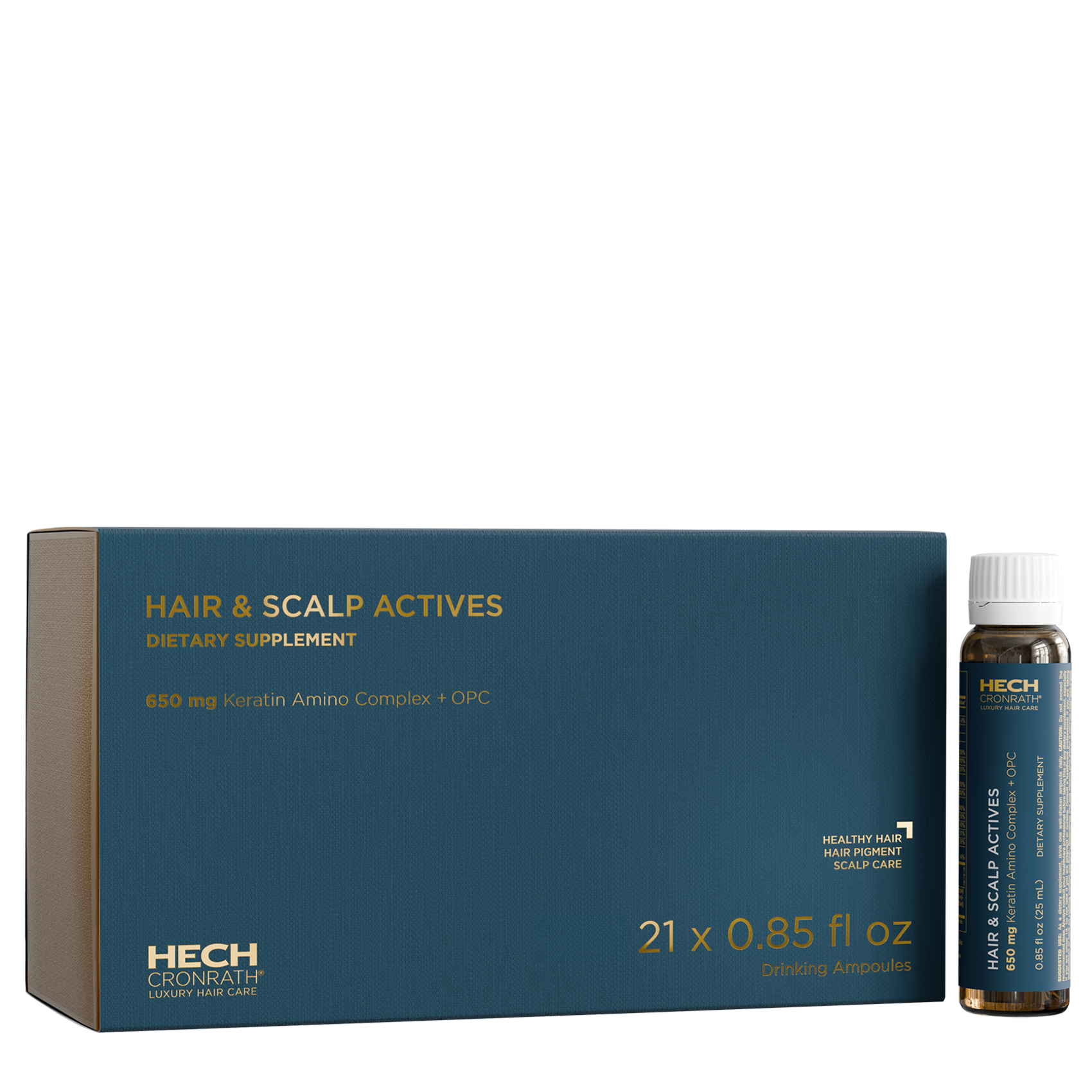 HECH® HAIR & SCALP ACTIVES 21 Liquid Ampoules